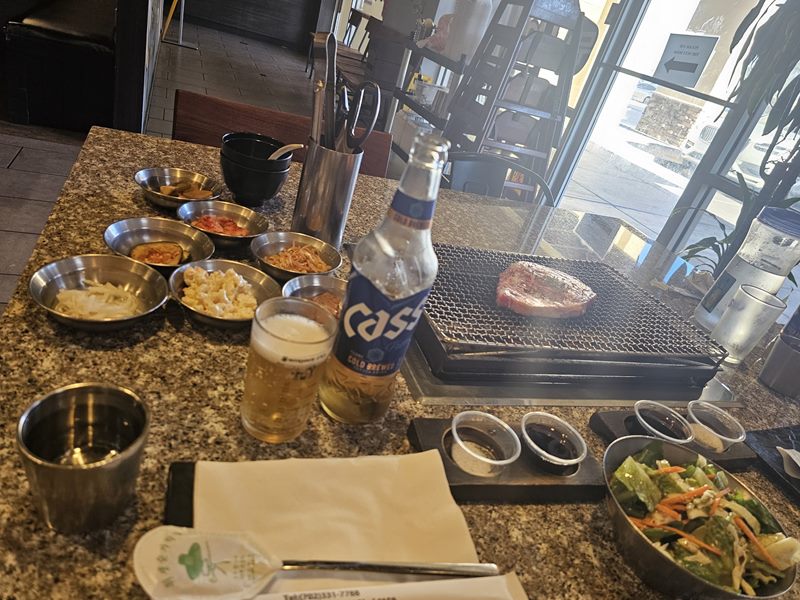 Moo Woo Korean BBQ food